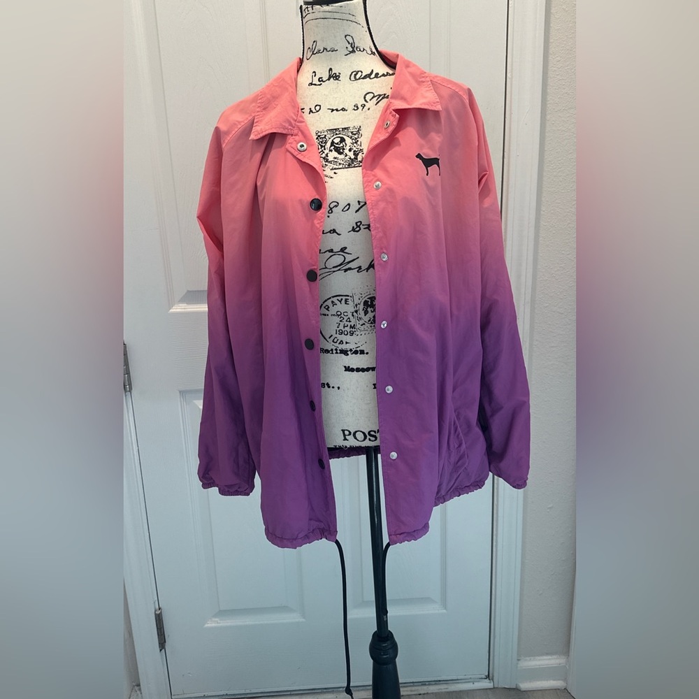 Victoria's Secret PINK Pink-to-Purple Ombré Jacket